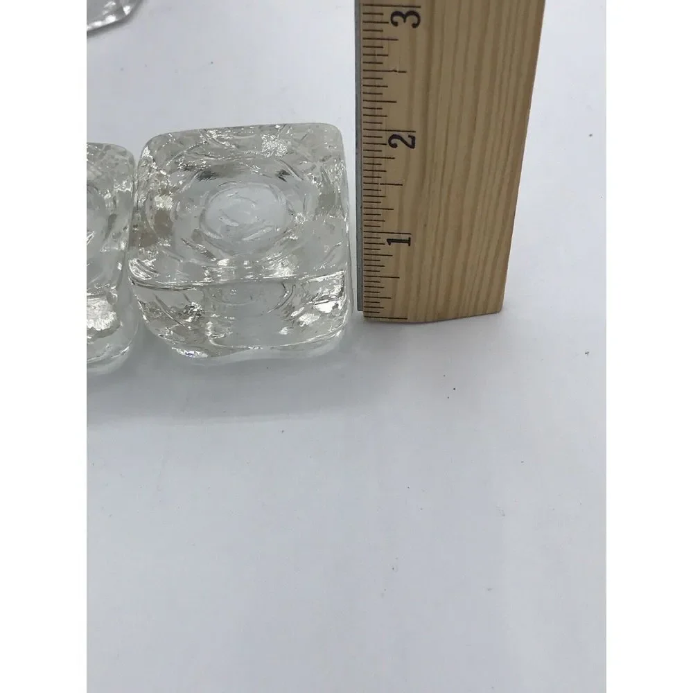 Salt Cellars Dips Clear‎ Glass set of 7 (3 different styles)